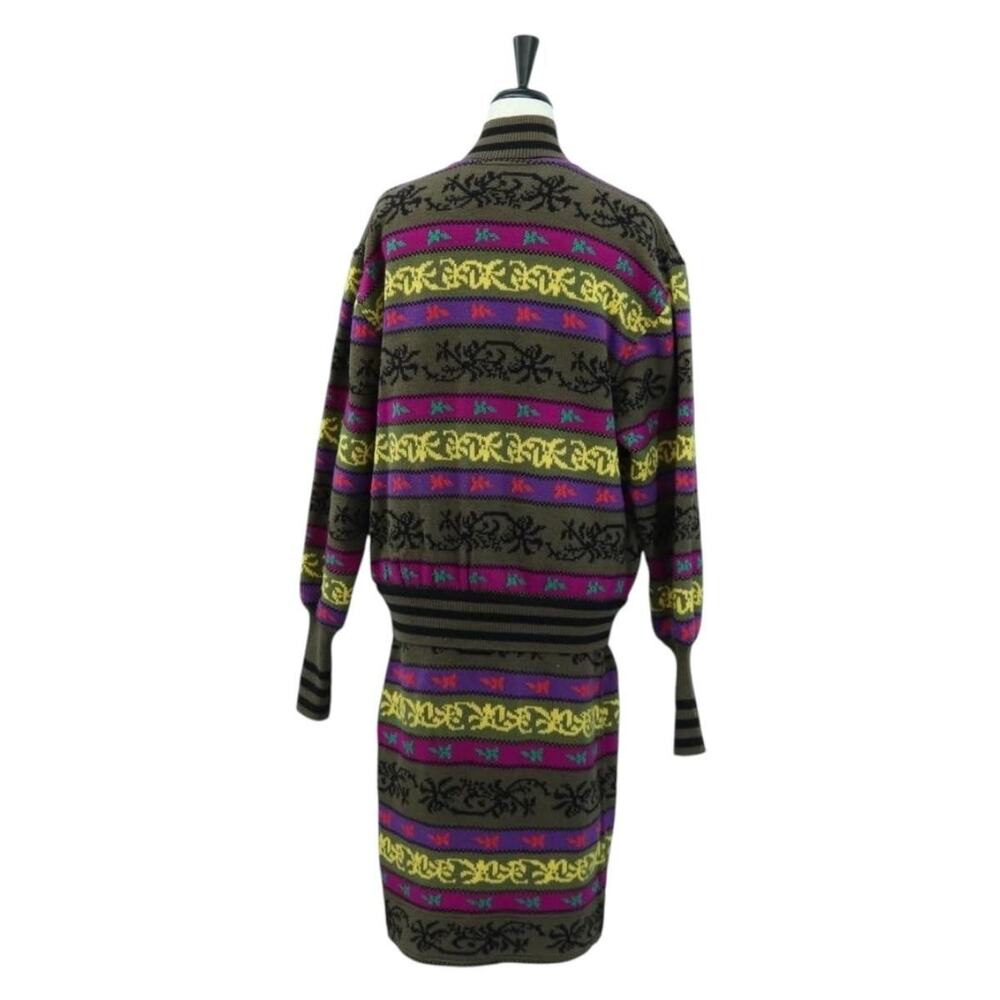 Chanel Knitted Fabrics Wool Multicolor Jacket